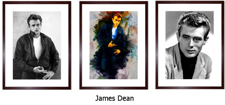 James Dean Framed Prints
